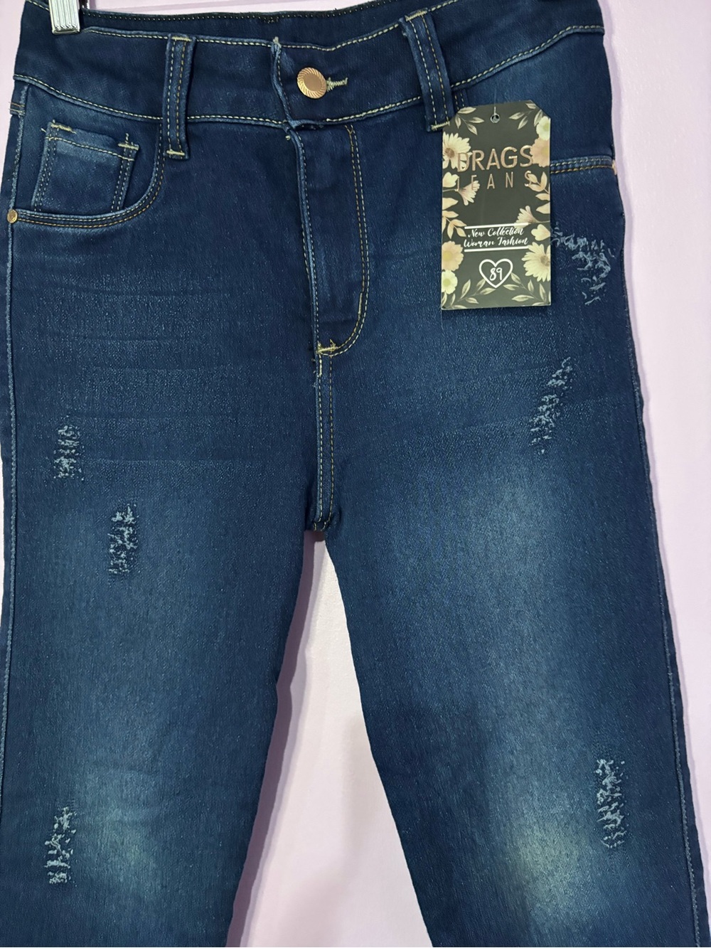 Colombian jeans with effect push up
